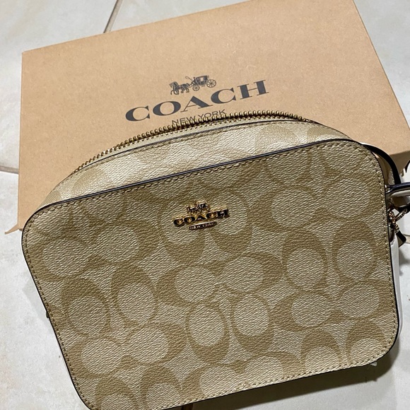 Coach Cream Signature Crossbody Bag - Picture 2 of 4